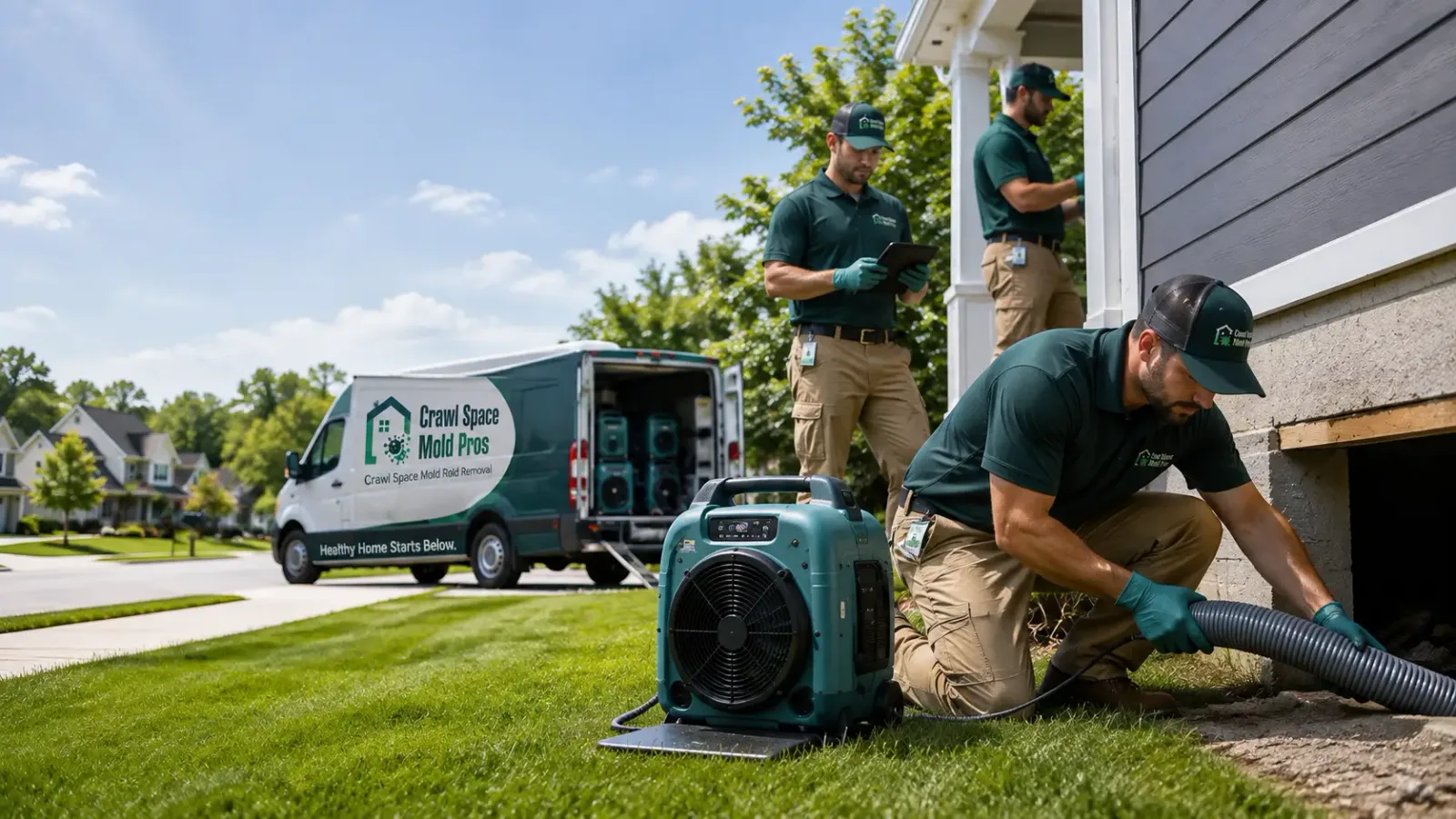 Crawl Space Mold Removal in Yukon, PA